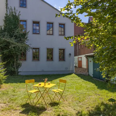 شقة Ruhiges In Altstadt Mit Gartenblick & Sofa فرايبرغ